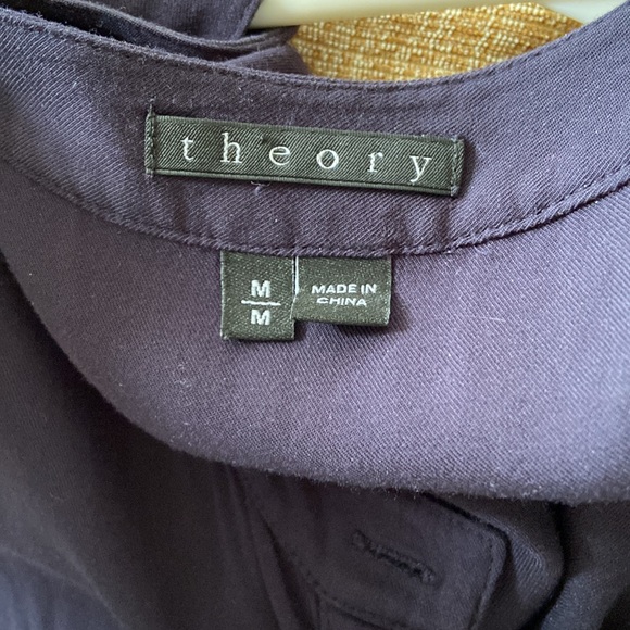 Indigo-coloured Theory Blouse - Picture 2 of 3